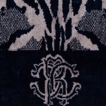 Полотенце 95х180 Roberto Cavalli LINX blue 003 