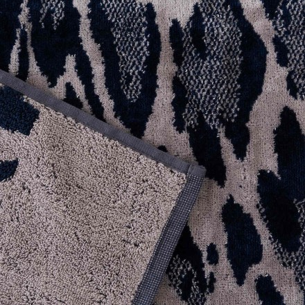 Полотенце 95х180 Roberto Cavalli LINX blue 003 