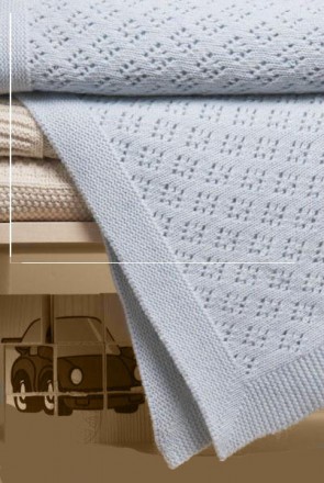 Плед детский 75х100 Luxberry Imperio 81 голубой