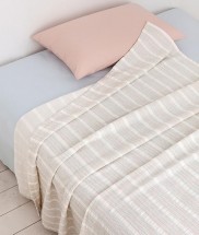 Покрывало 220x240 Luxberry Candy экрю-розовый-голубой 