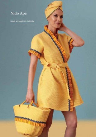 Халат Luna di Giorno Nido Ape 2845 565 zafferano желтый