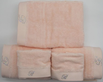 Набор полотенец 5шт Blumarine BENESSERE 02 pink