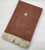 Плед 130х170 Mastro Raphael PHIL UNITO LANA (PLAIN) ruggine (цвет 5)