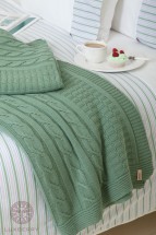 Плед-покрывало 200x220 Luxberry Imperio 233 зеленое