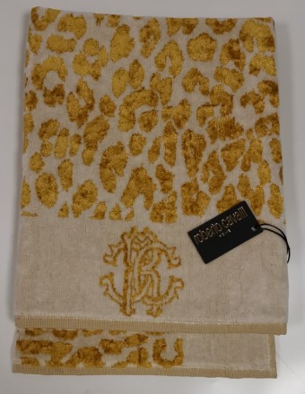 Набор полотенец 2 шт Roberto Cavalli SNOW LEOPARD 001 золото