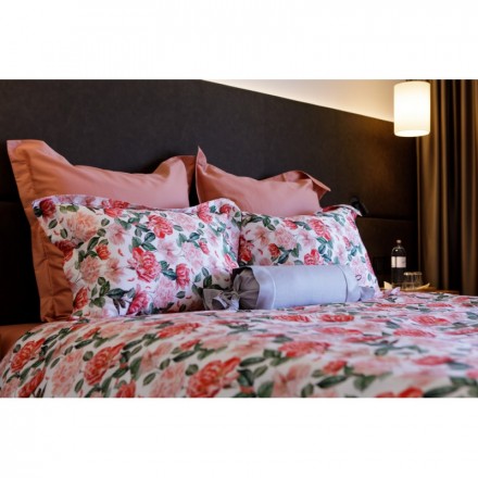 Постельное белье 2 спальное евро German Grass Coral Peony