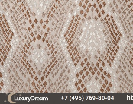 Наволочка 50х70 Luxberry Snake умбра