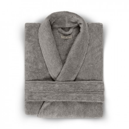 Халат махровый Hamam Ash серый