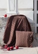 Плед-покрывало 200x220 Luxberry Imperio 233 коричневое