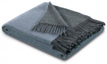 Плед 130х170 Biederlack DARK VELVET (747204) blau-grau 