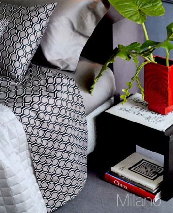 Постельное белье 2 спальное евро Svad Dondi MILANO 18 коричневое