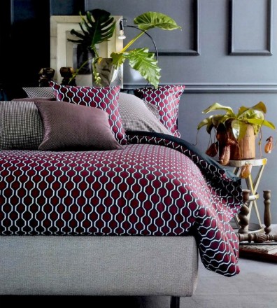 Постельное белье 2 спальное евро Svad Dondi MILANO 18 коричневое