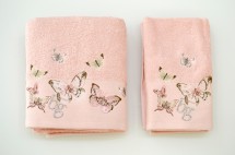 Полотенце 100х150 Blumarine-Blugirl Castadiva розовое