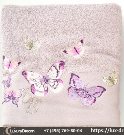 Полотенце 100х150 Blumarine-Blugirl Castadiva сиреневое