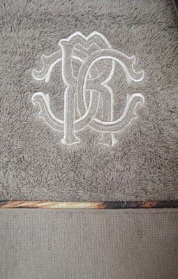 Халат-кимоно махровый Roberto Cavalli Basic серый