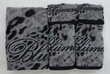 Набор полотенец 5шт Blumarine DAKOTA серый 51 crystal