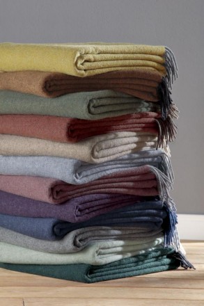 Плед 130х170 Biederlack DARK VELVET (757753) petrol-graphit