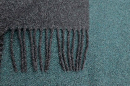 Плед 130х170 Biederlack DARK VELVET (757753) petrol-graphit