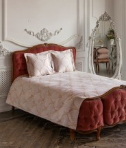 Покрывало 220х240 Luxberry Oliver бело-бежевое 