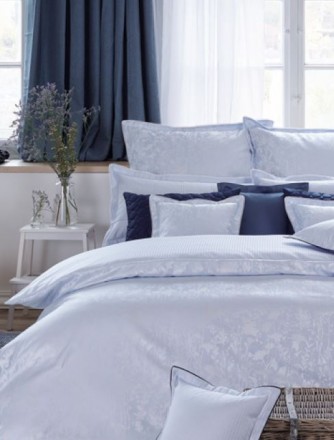 Постельное белье 2 спальное евро Curt Bauer SANNA 9002 (col.0175 bleu)