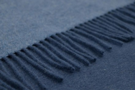 Плед 130х170 Biederlack DARK VELVET (748416) jeans-marine