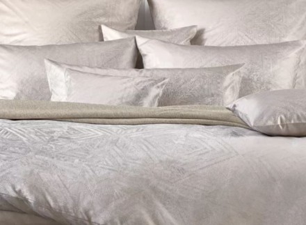 Постельное белье 2 спальное евро Curt Bauer LUND 9045 (col.0263 kaschmir) молочное