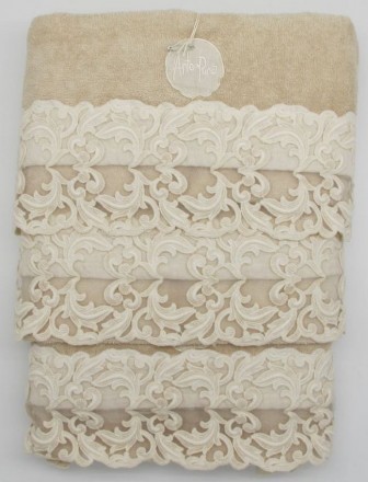 Набор полотенец 3шт Arte Pura 4.880.PF - 410 MINERALE OLD (ракушка)