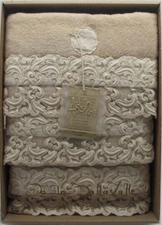 Набор полотенец 3шт Arte Pura 4.880.PF - 410 MINERALE OLD (ракушка)