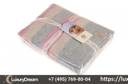 Плед детский 75х100 Luxberry Lux 218 розовый