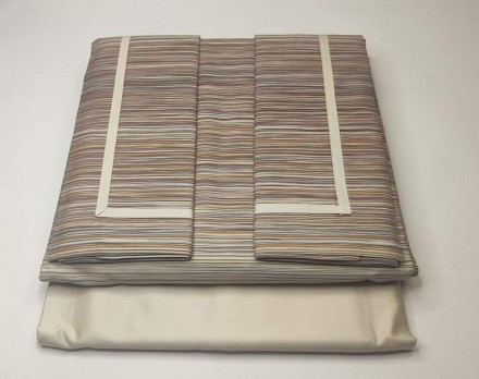 Постельное белье 2 спальное евро макси Missoni JILL 165 1D3LH3D701 бежевое