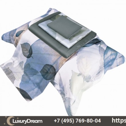 Наволочка декоративная 65x65 Hamam Flying Leaves printed принт