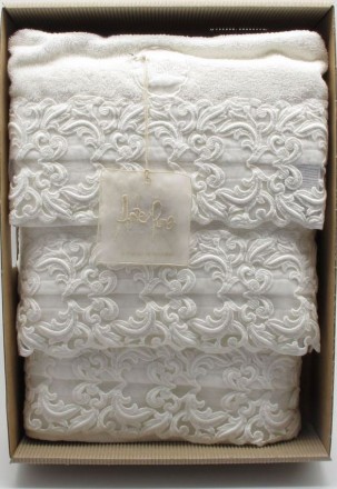 Набор полотенец 3шт Arte Pura 4.880.PF 900 RETRO ваниль