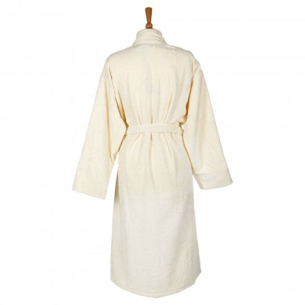 Халат-кимоно велюровый Roberto Cavalli Logo слоновая кость