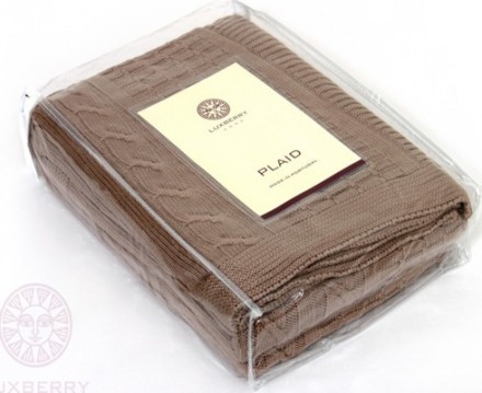 Плед-покрывало 220x240 Luxberry Imperio 233 табачный