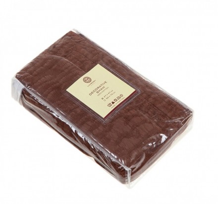 Покрывало 220x240 Luxberry Velvet коричневая замша 