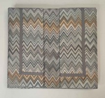 Постельное белье 2 спальное евро макси Missoni JOHN 165 1D3LH3D702 серое