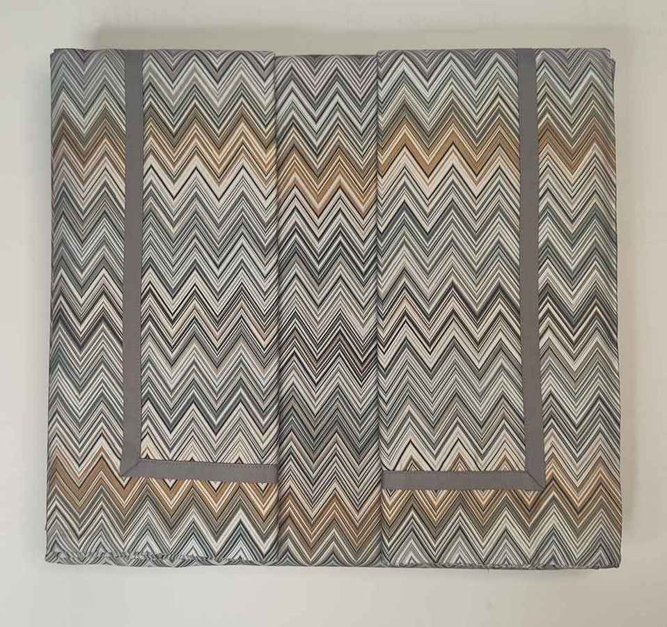 Постельное белье 2 спальное евро макси Missoni JOHN 165 1D3LH3D702 серое