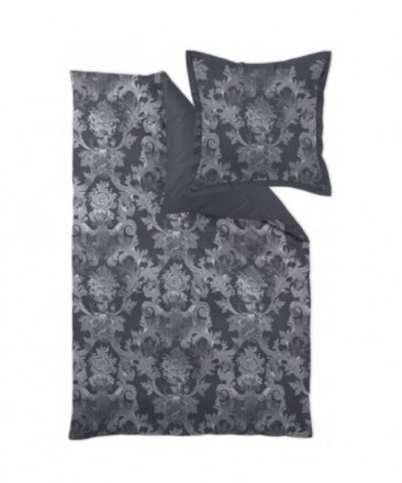 Постельное белье 2 спальное евро Curt Bauer LOUIS XIV 2476 (col.1146 schattengrau) серое