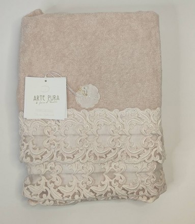 Набор полотенец 3шт Arte Pura 4.880.PF - 417 PEONIA OLD (бледно-розовый)