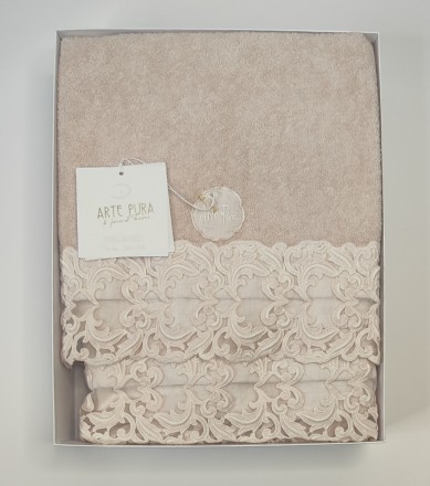 Набор полотенец 3шт Arte Pura 4.880.PF - 417 PEONIA OLD (бледно-розовый)