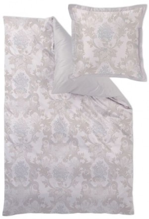 Постельное белье 2 спальное евро Curt Bauer LOUIS XIV 2476 (col.1029 altsilber) серое