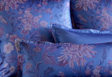 Постельное белье 2 спальное евро Curt Bauer JOHANNE 9031 (col.1134 winterside) синее