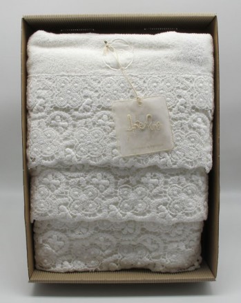 Набор полотенец 3 шт Arte Pura 4.880.PU - 19 BIANCO (белый)