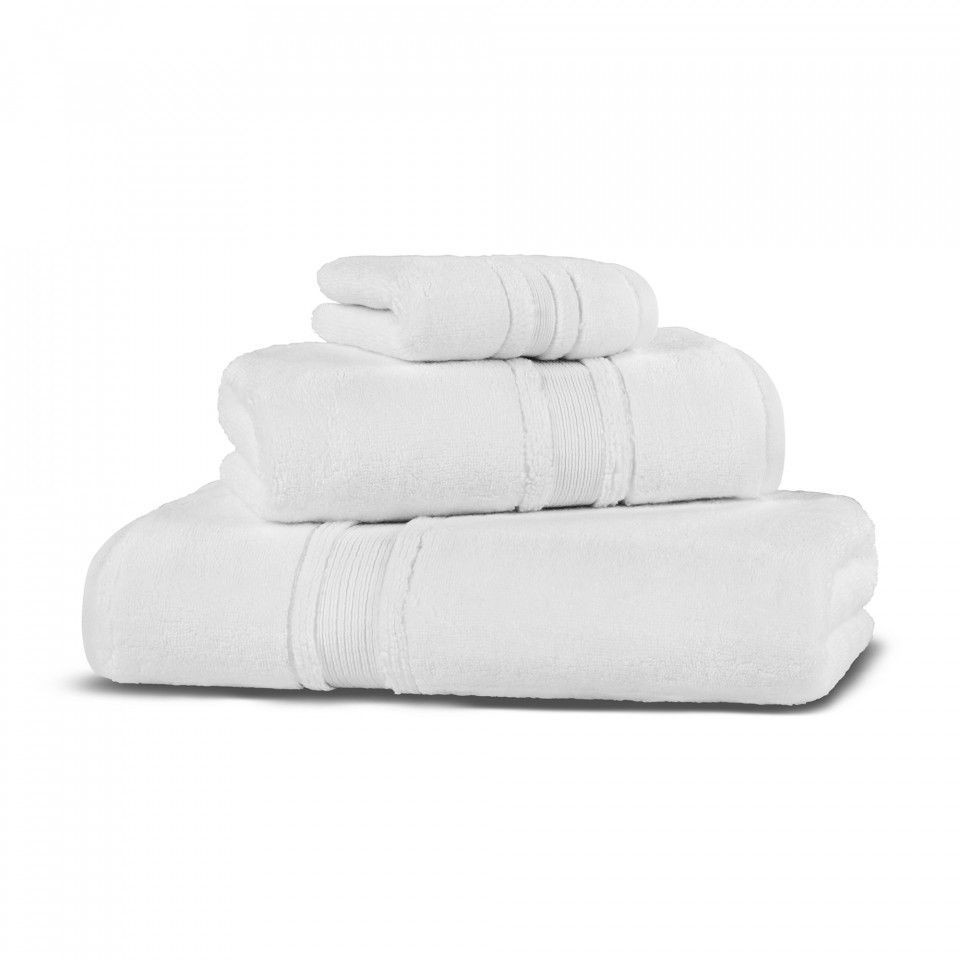 Полотенце махровое 30x40 Hamam Pearl белое