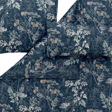 Постельное белье 1.5 спальное Estella ACHILLEA 2160-625 nachtblau