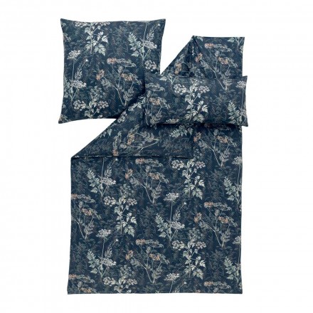 Постельное белье 1.5 спальное Estella ACHILLEA 2160-625 nachtblau