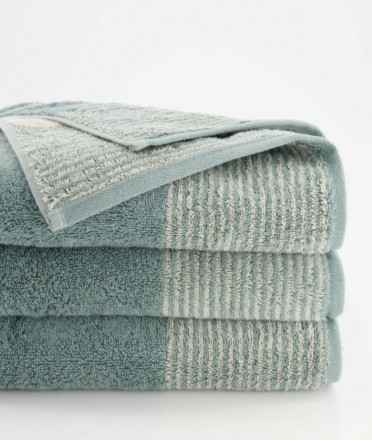 Полотенце 50x100 Cawo TWO-TONE 590 43 sage 