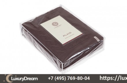 Плед 200х220 Luxberry Imperio 233 шоколадный
