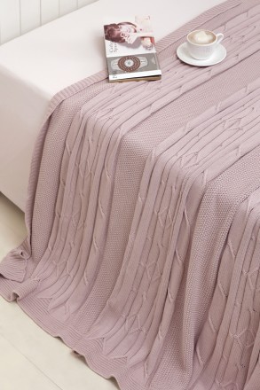 Плед-покрывало 220х240 Luxberry Imperio 40 пудра тон 03