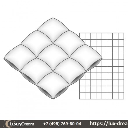 Одеяло пуховое всесезонное 135х200 Brinkhaus Carat